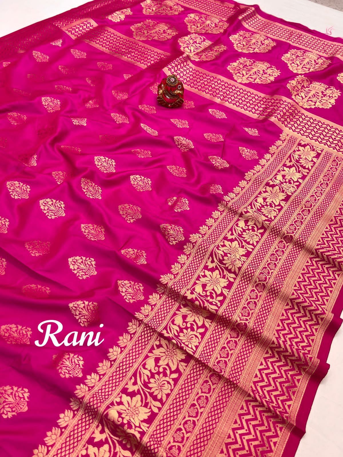 Excusive Gloden Weaving Silk Saree (3)