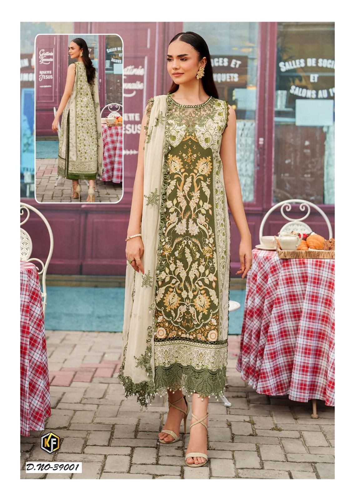 Keval Fab Maria B Karachi Cotton Pakistani Suit (4)