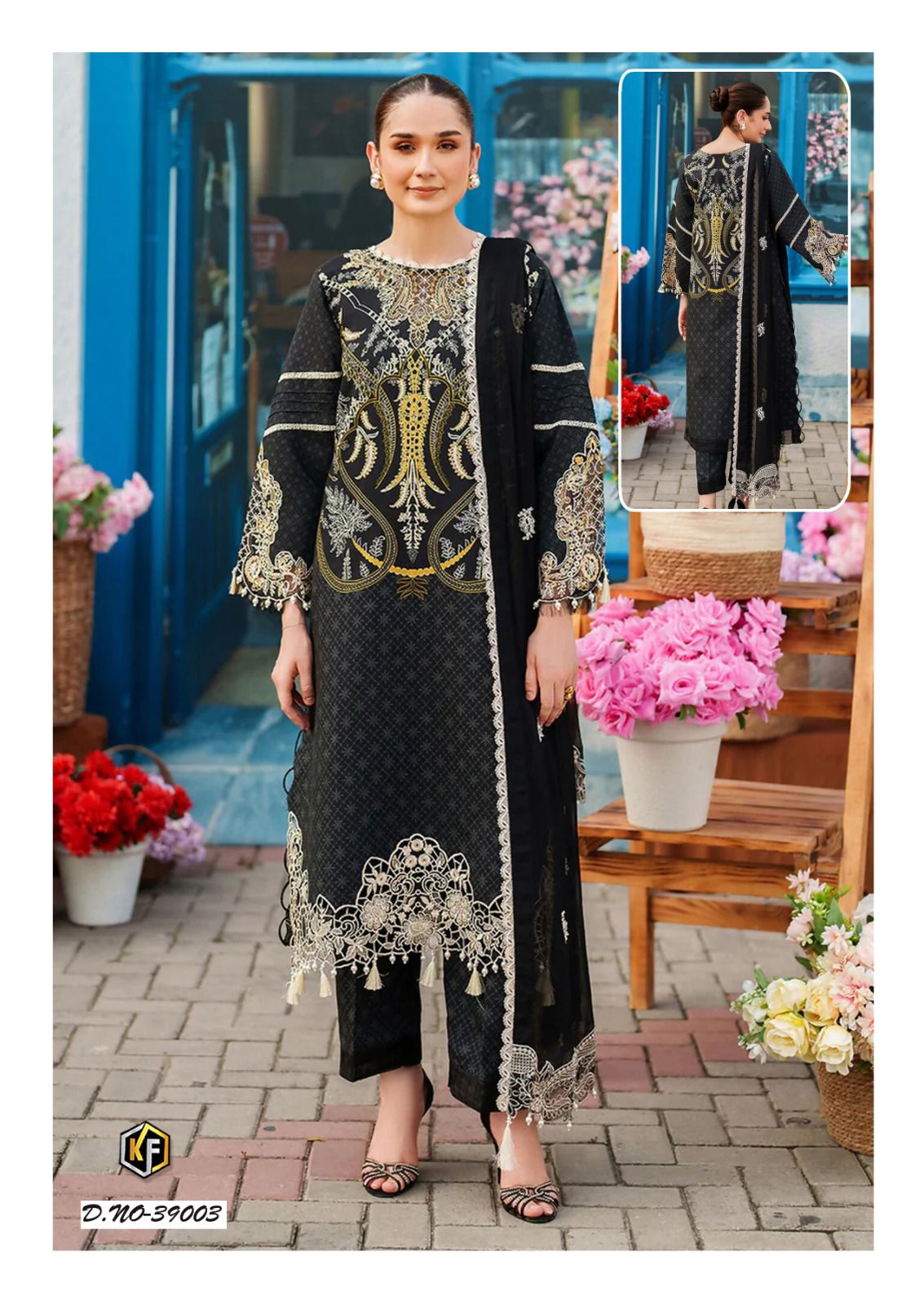 Keval Fab Maria B Karachi Cotton Pakistani Suit (8)