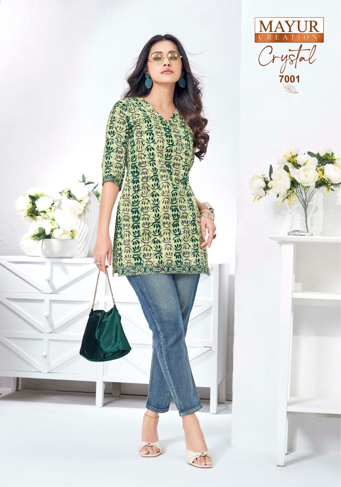 Mayur Crystal Vol 7 Printed Short Tops (10)