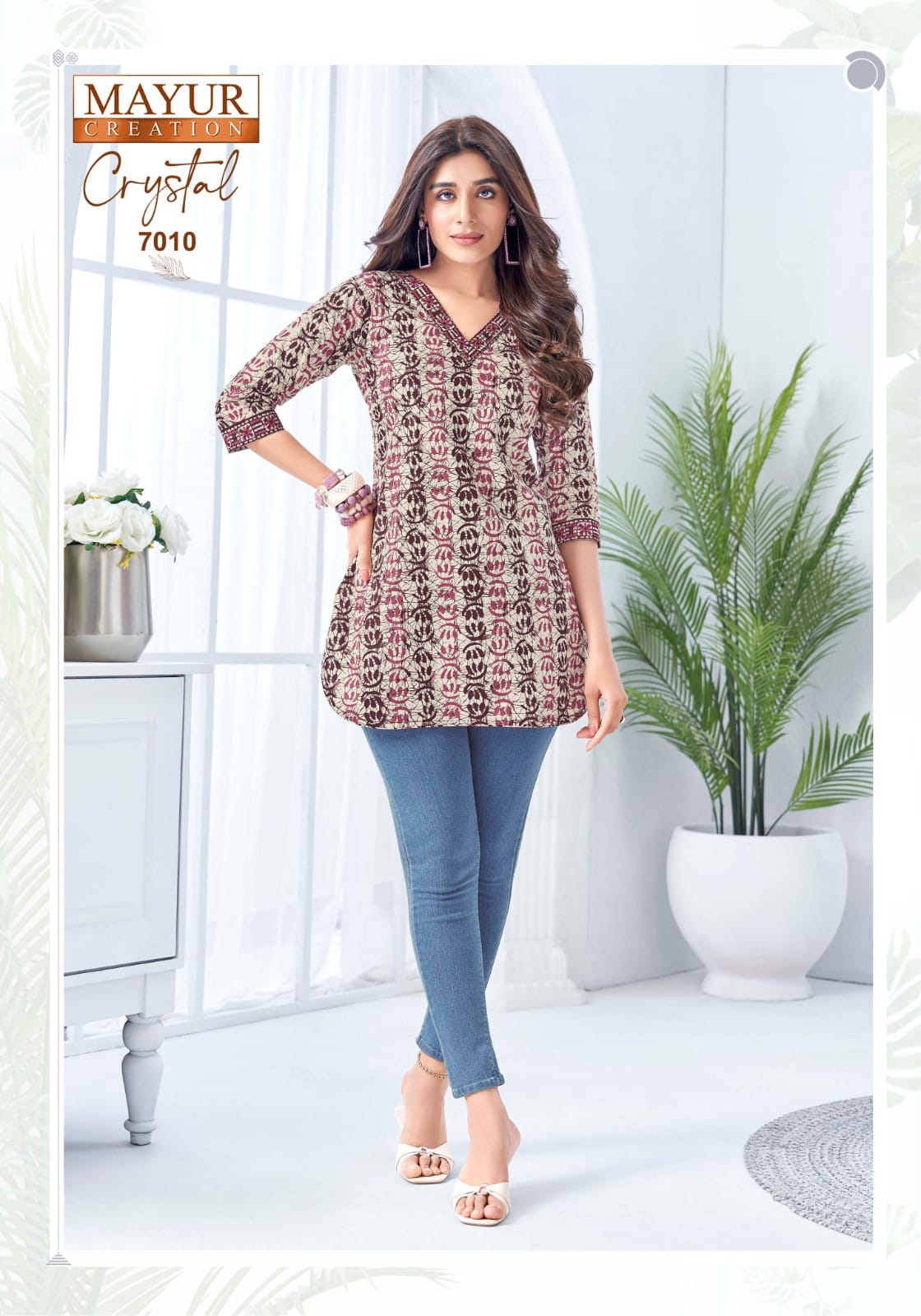 Mayur Crystal Vol 7 Printed Short Tops (13)