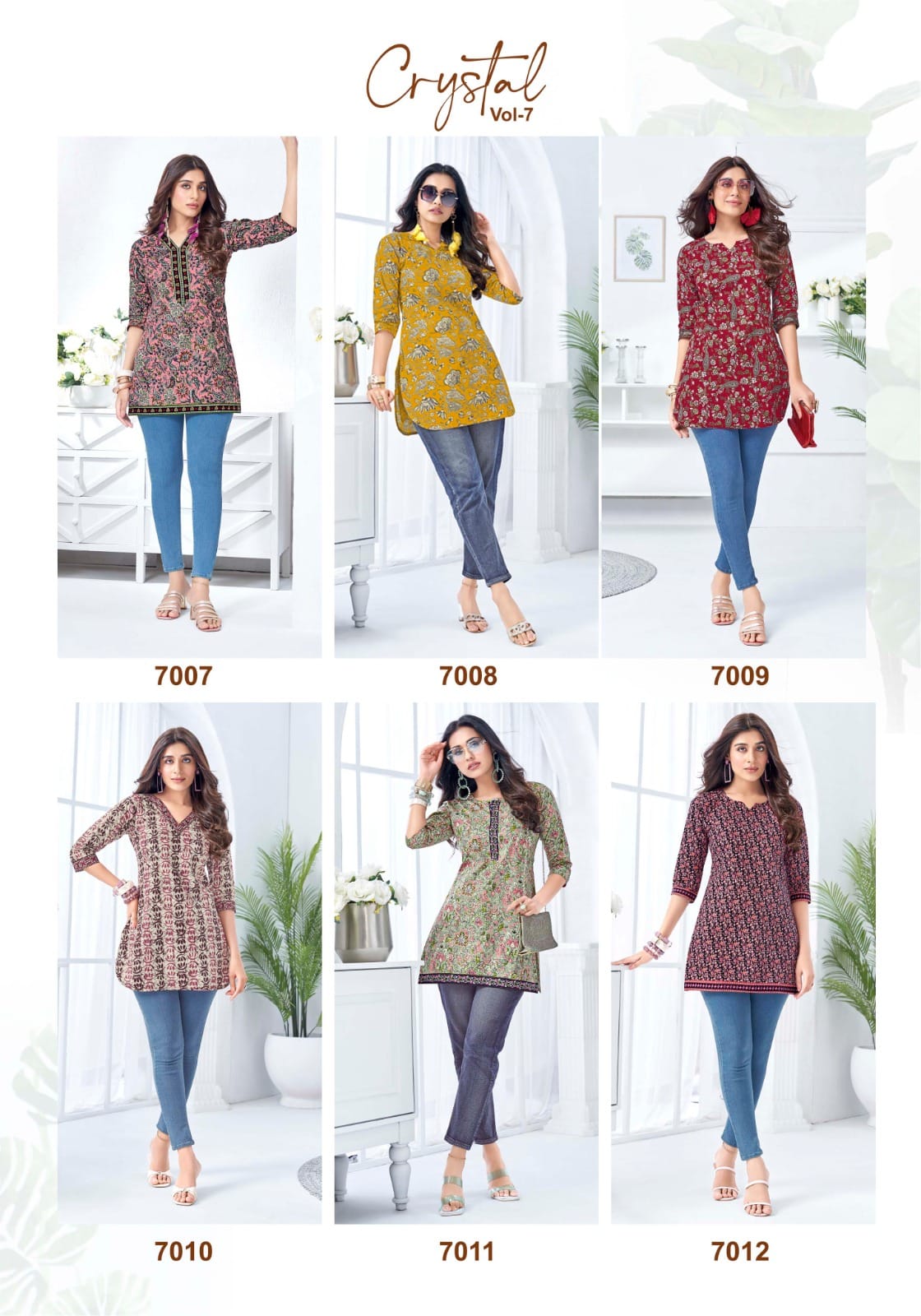 Mayur Crystal Vol 7 Printed Short Tops (3)