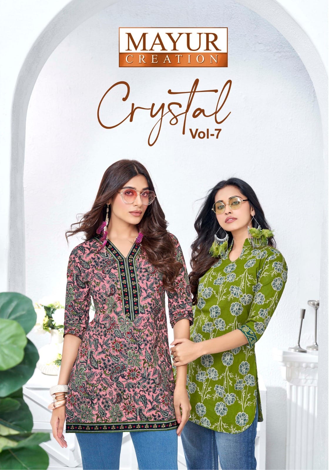 Mayur Crystal Vol 7 Printed Short Tops (4)
