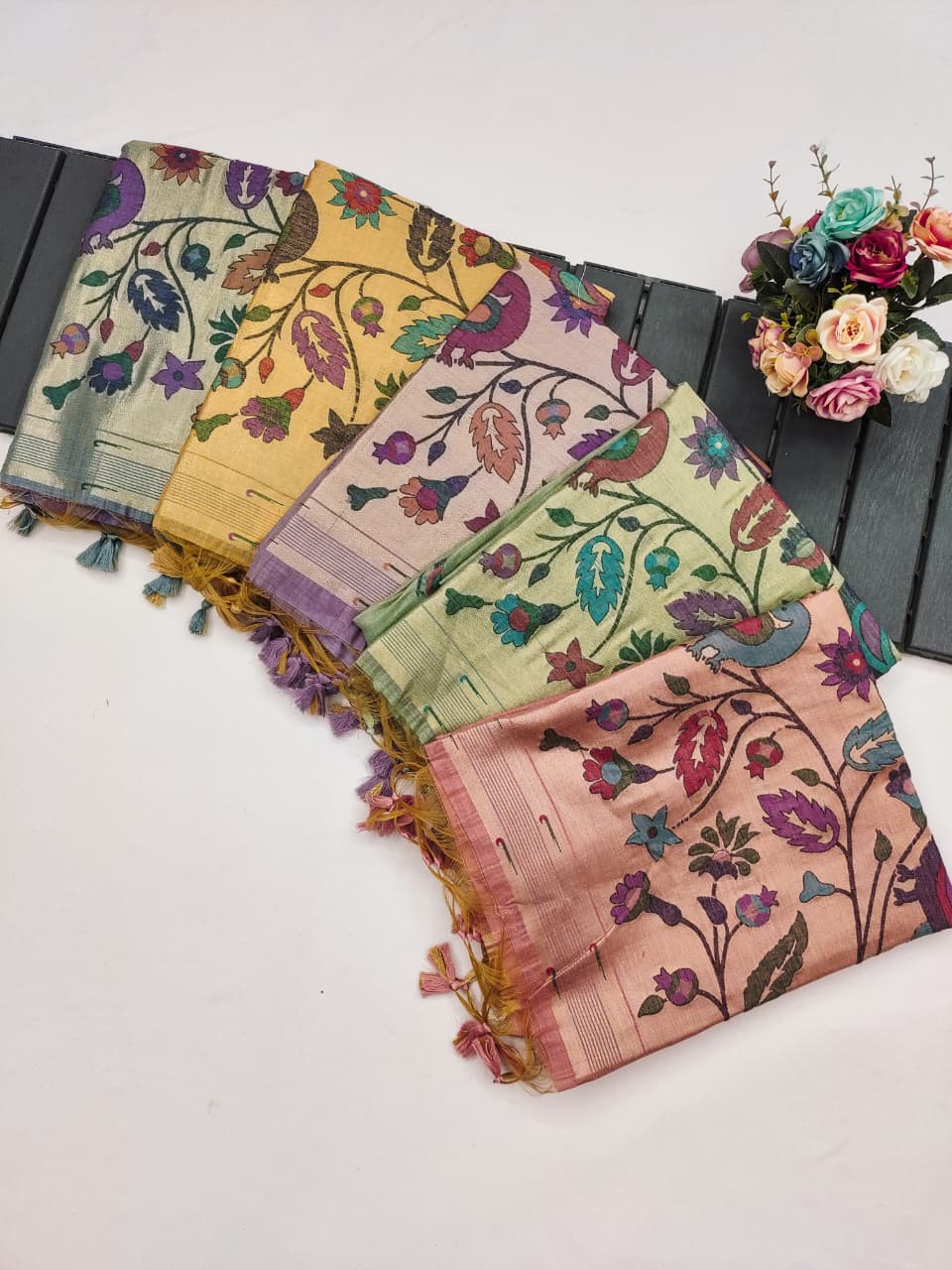 Premium Soft Moga Cotton Paithani Saree (4)