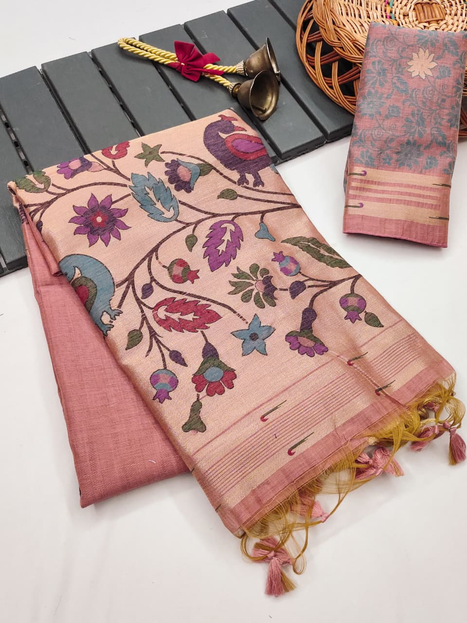 Premium Soft Moga Cotton Paithani Saree (6)