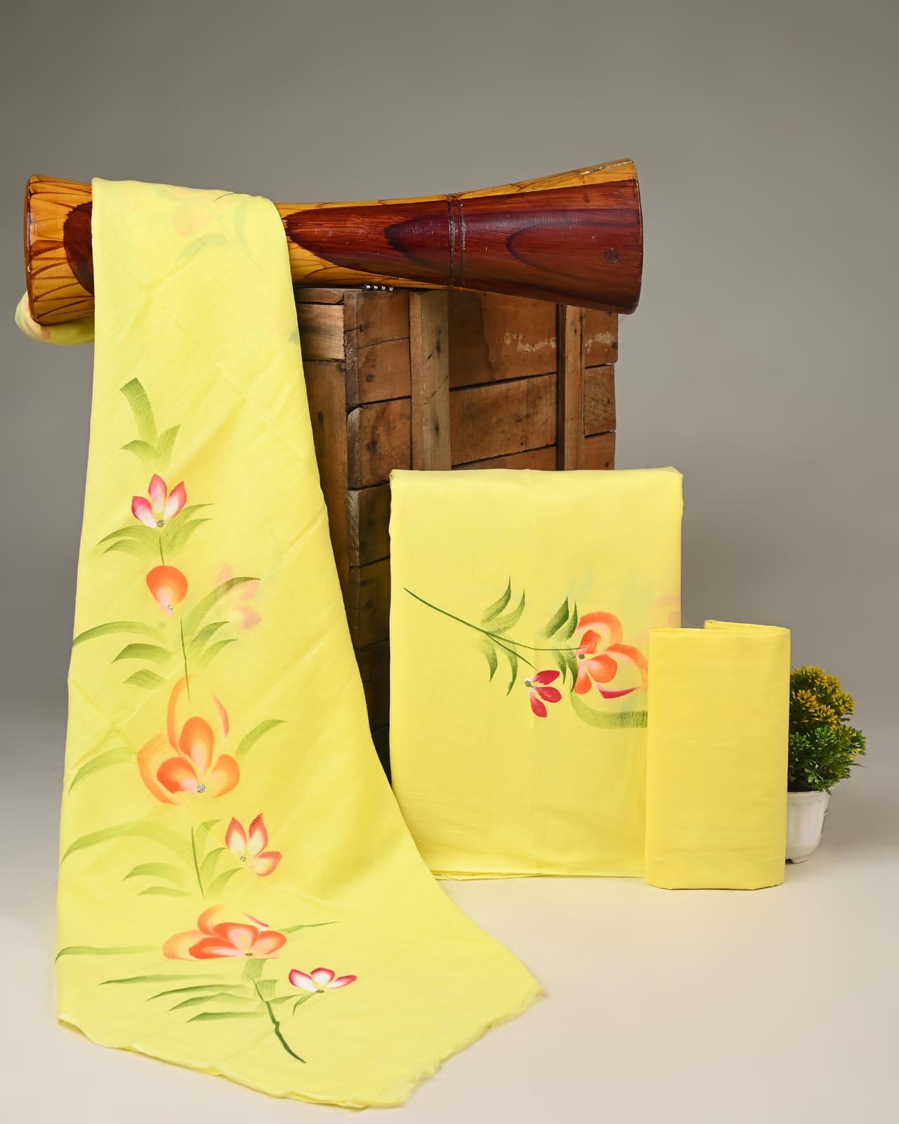 Pure Handblock Printed Jaipuri Suit With Cotton Dupta (8)