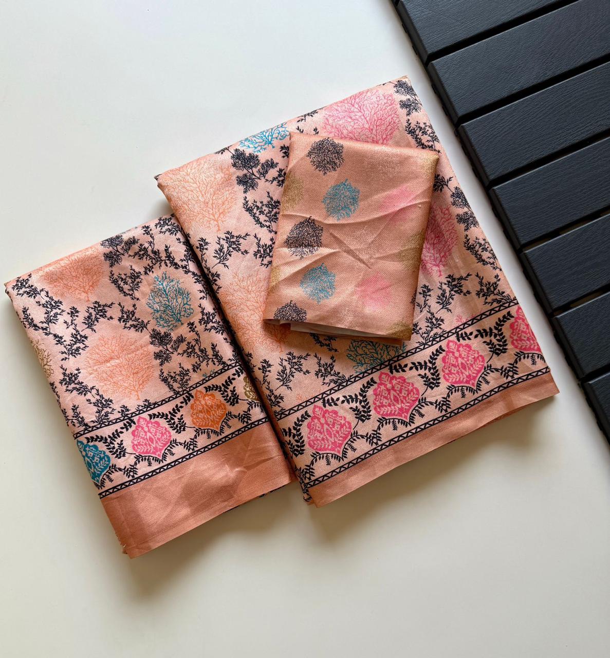 Soft Pashmina Kashmiri Digital Saree (5)