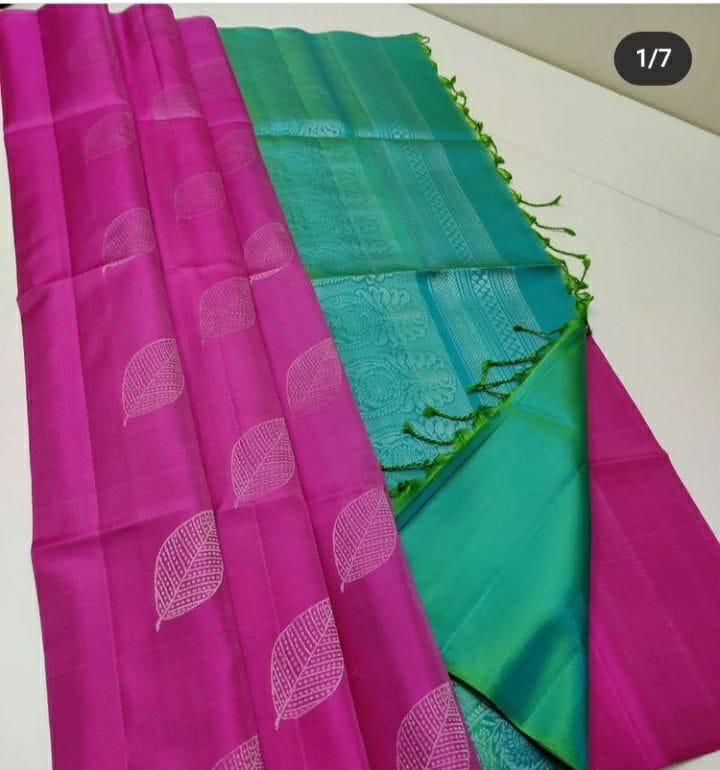 Soft Silk All Over Jacquard Work Saree (5)