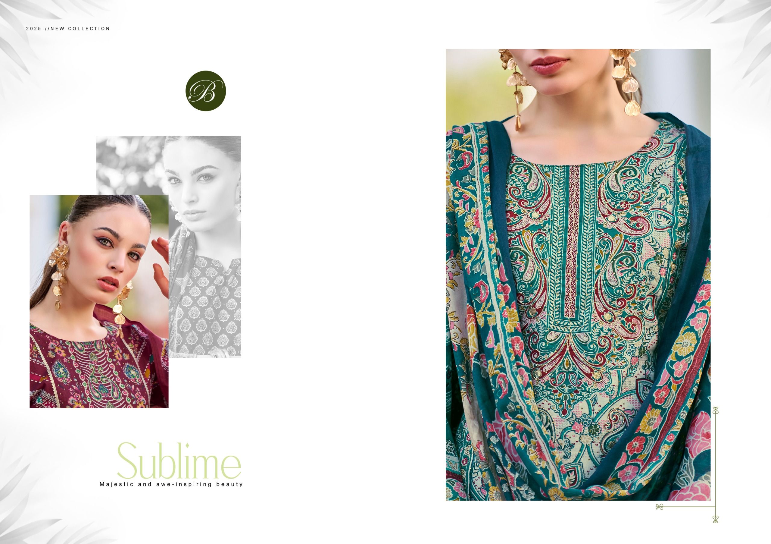 Belliza Haseen Pure Cotton Dress Materials Wholesale Price (8)