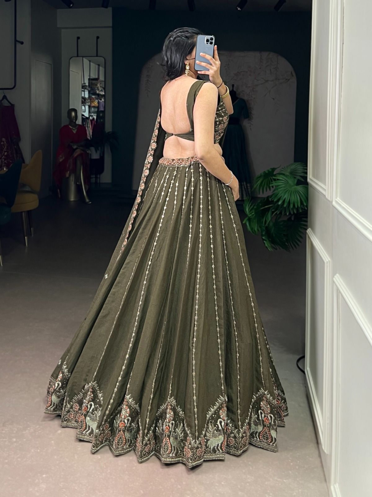 Chocolate Crush Wedding lehenga Choli Wholesale Price (8)