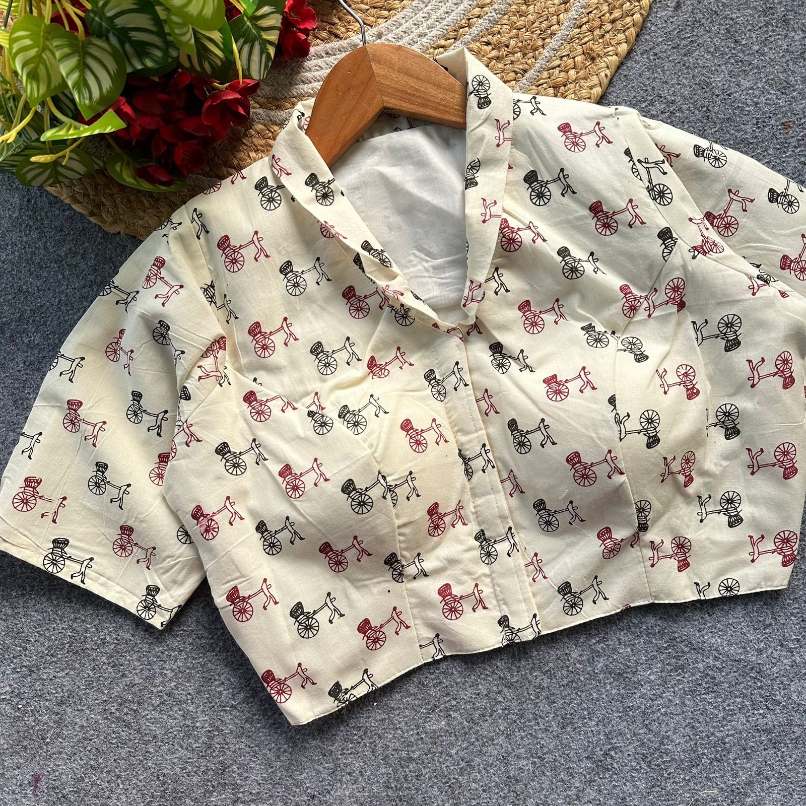 Magic Cotton Collar Blouse (10)