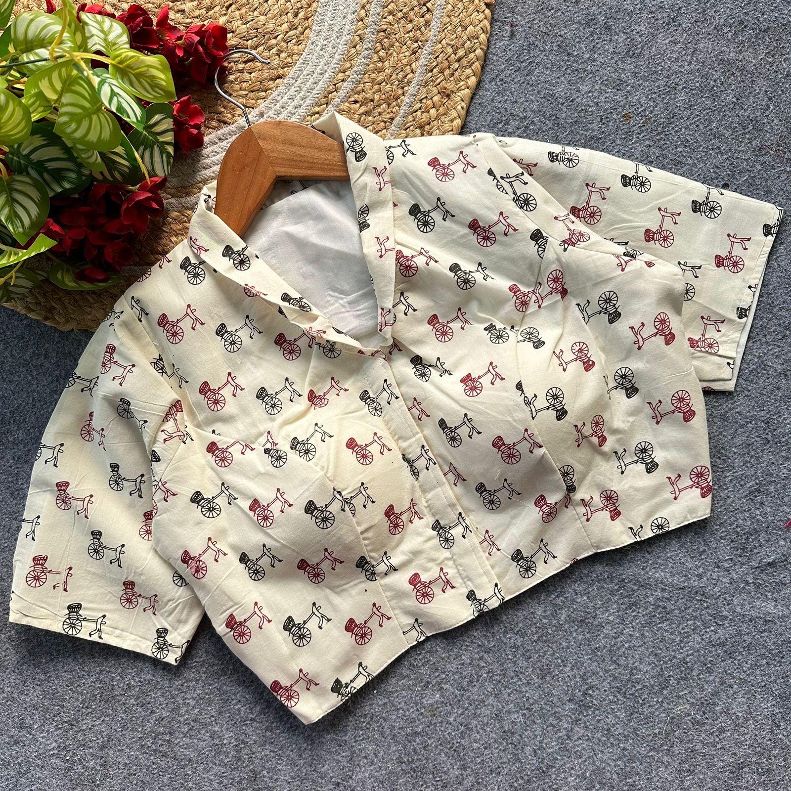 Magic Cotton Collar Blouse (12)