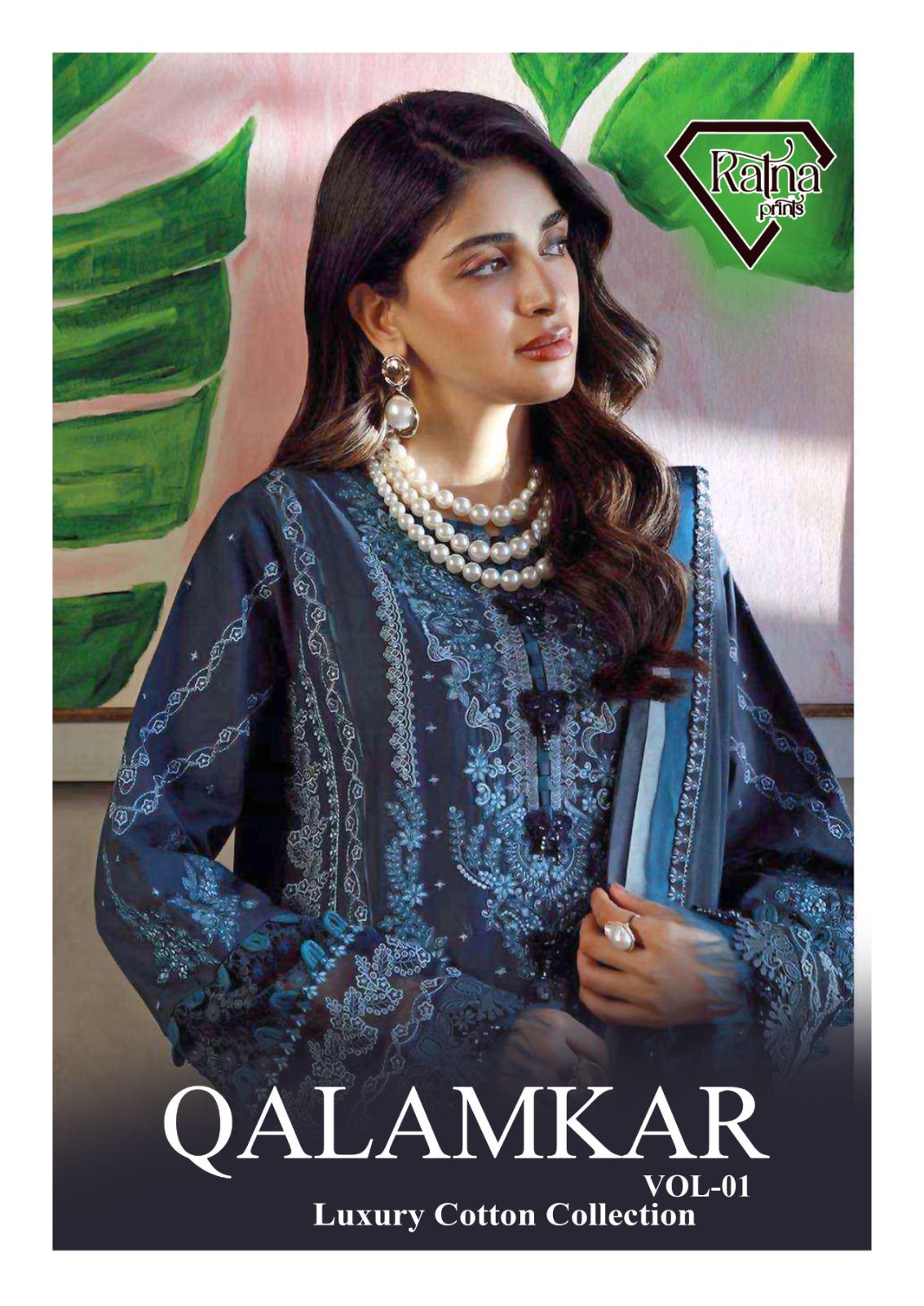 Ratna Print Qalamkar Vol 1 Lawn Cotton Pakistani Suit (4)