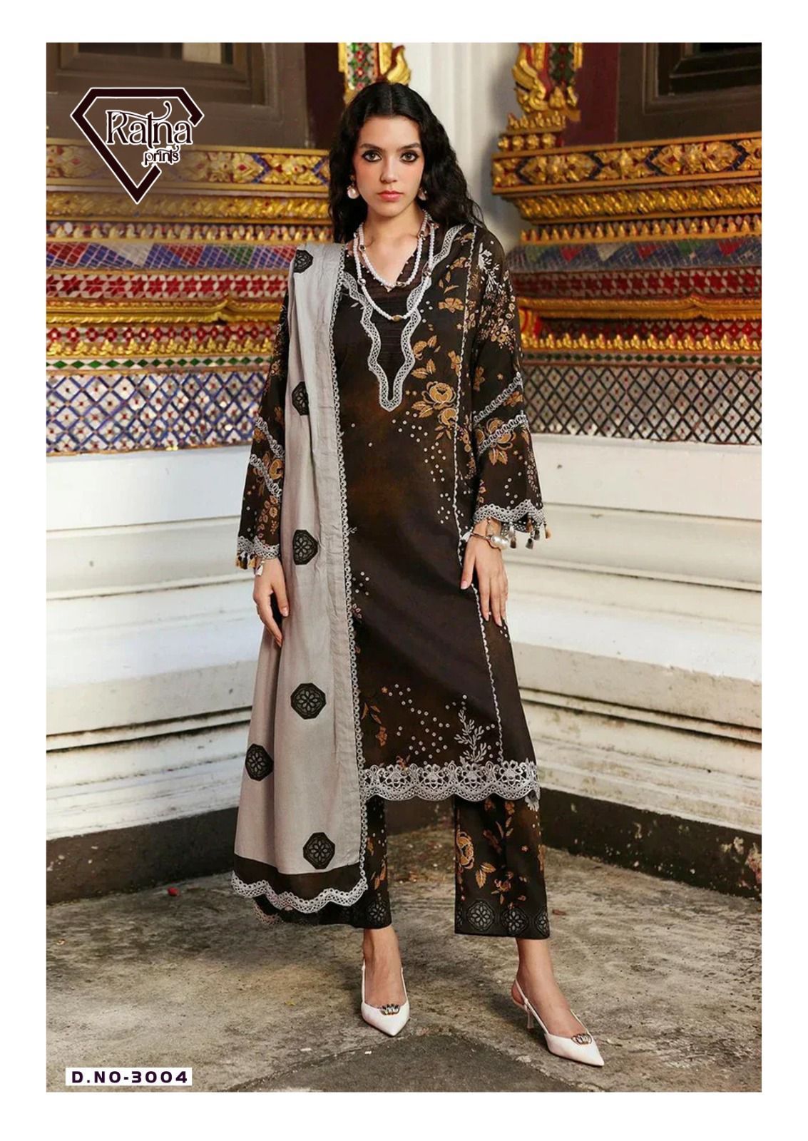 Ratna Print Qalamkar Vol 1 Lawn Cotton Pakistani Suit (7)