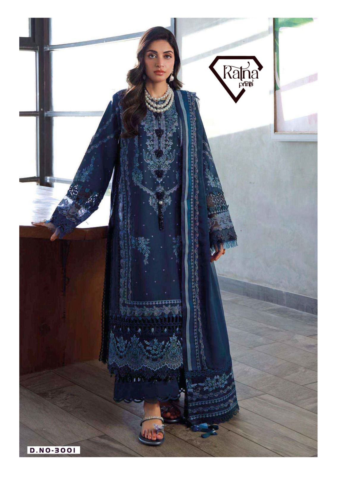 Ratna Print Qalamkar Vol 1 Lawn Cotton Pakistani Suit (9)