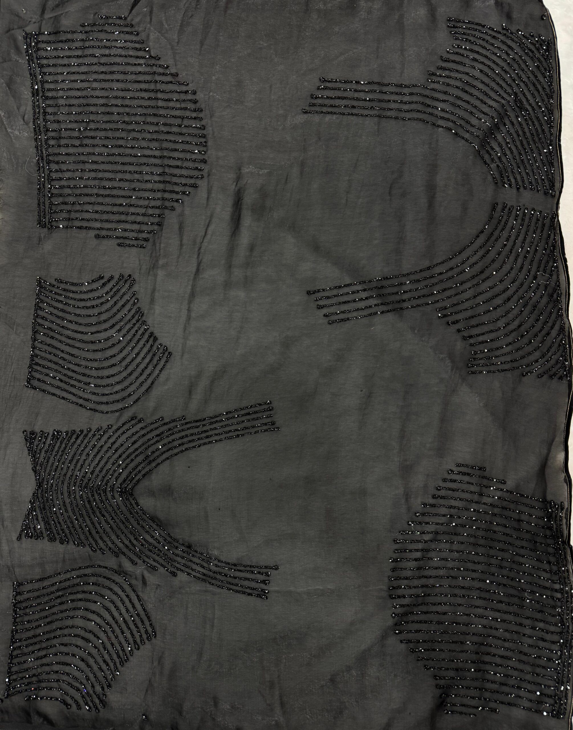 Soft Space Silk Diamond Work Wedding Saree (1)