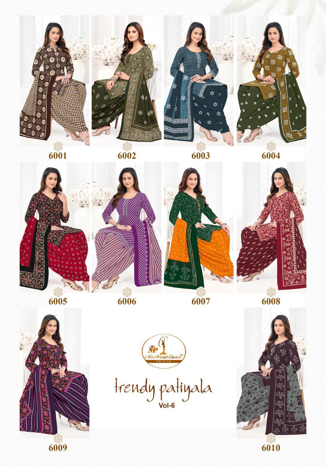 Miss World Trendy Patiyala Vol-6 Readymade Patiyala Dress Materials (12)