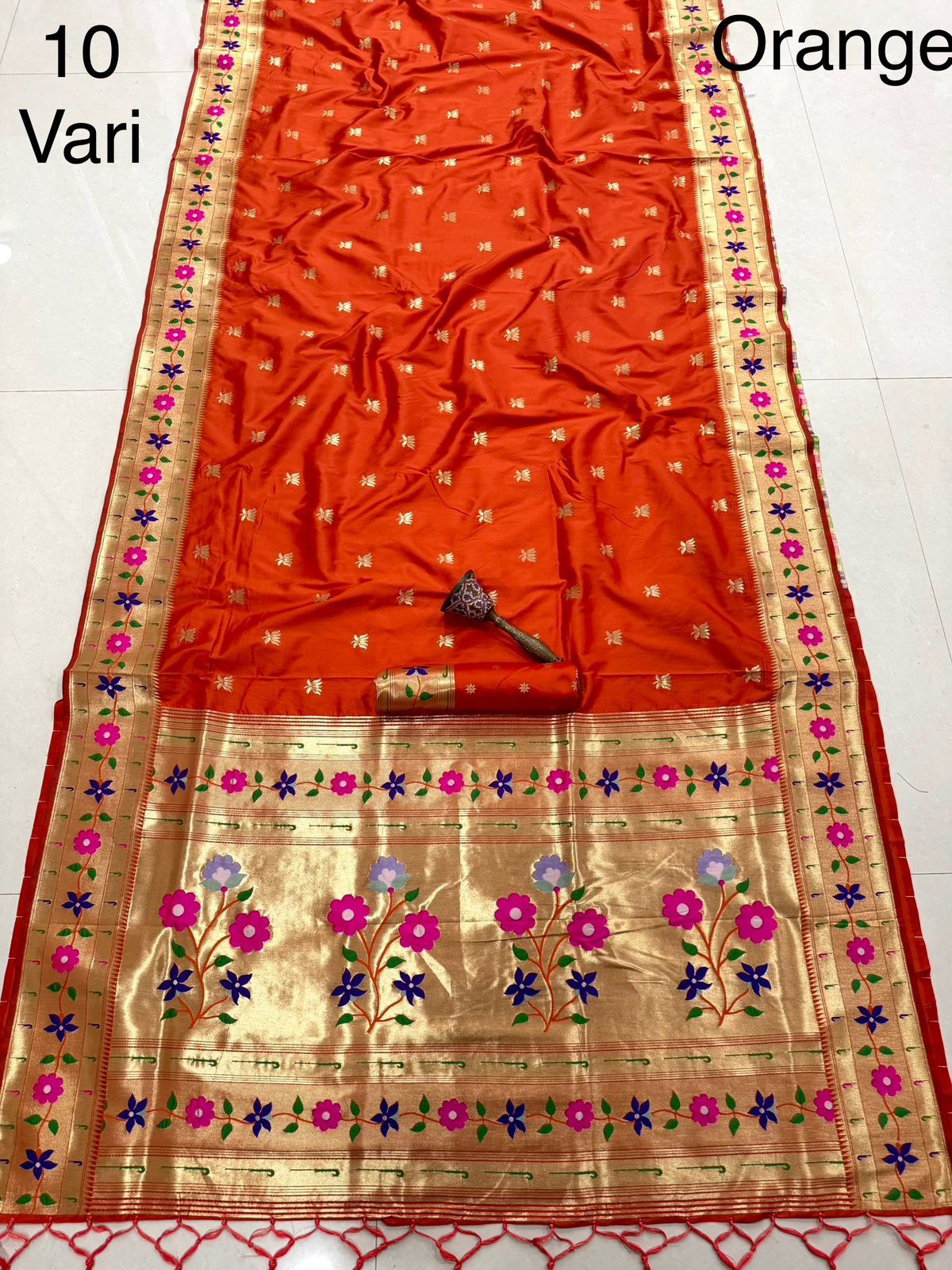 Pure Soft Kanchivaram Paithani Silk Saree Wholesale Price (12)