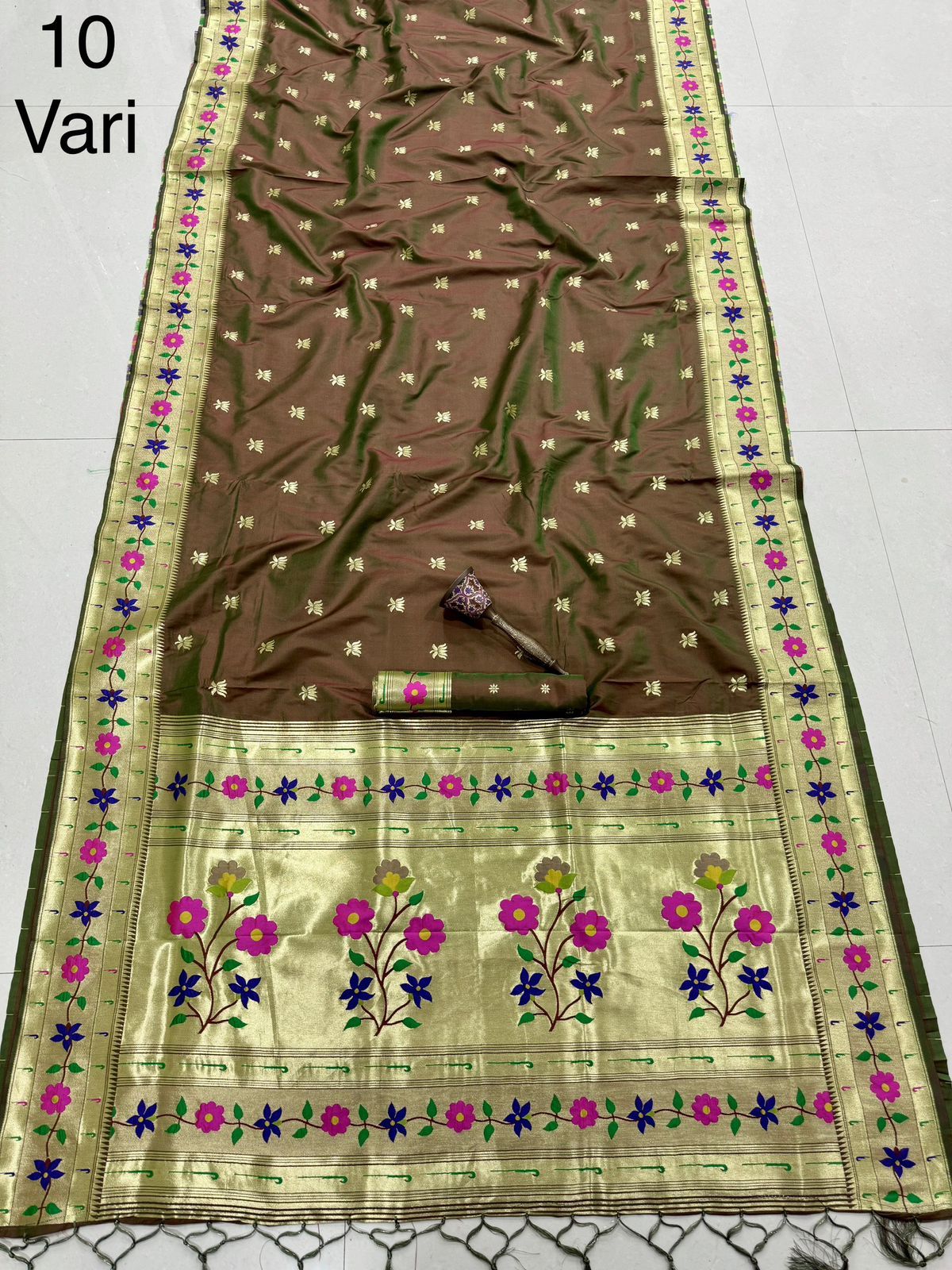 Pure Soft Kanchivaram Paithani Silk Saree Wholesale Price (14)