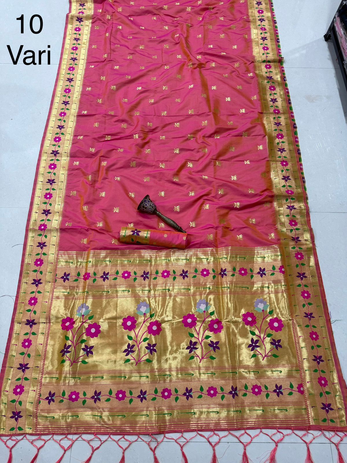 Pure Soft Kanchivaram Paithani Silk Saree Wholesale Price (17)