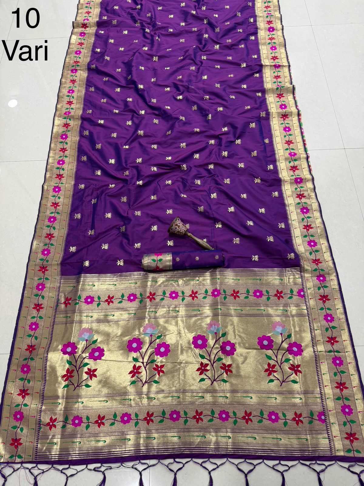 Pure Soft Kanchivaram Paithani Silk Saree Wholesale Price (18)