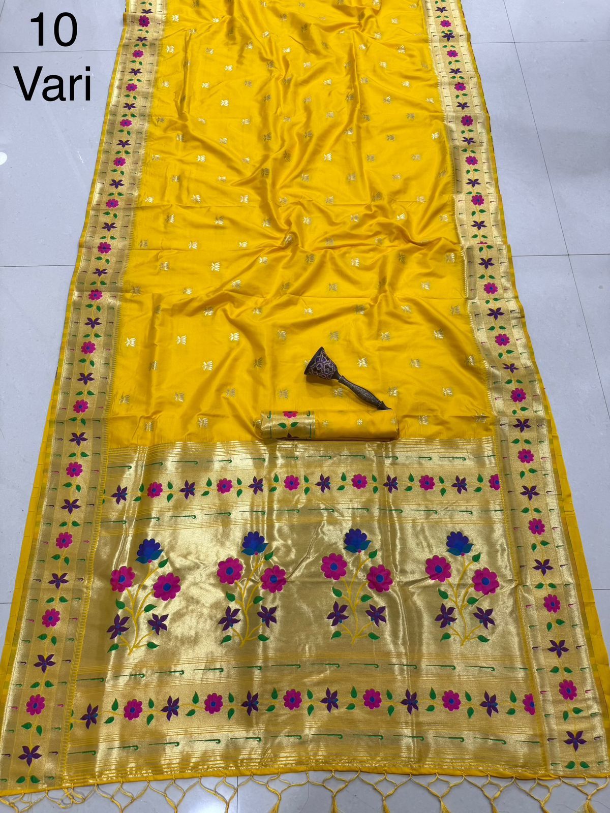 Pure Soft Kanchivaram Paithani Silk Saree Wholesale Price (19)