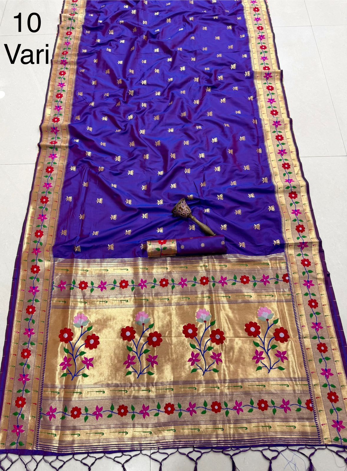 Pure Soft Kanchivaram Paithani Silk Saree Wholesale Price (20)
