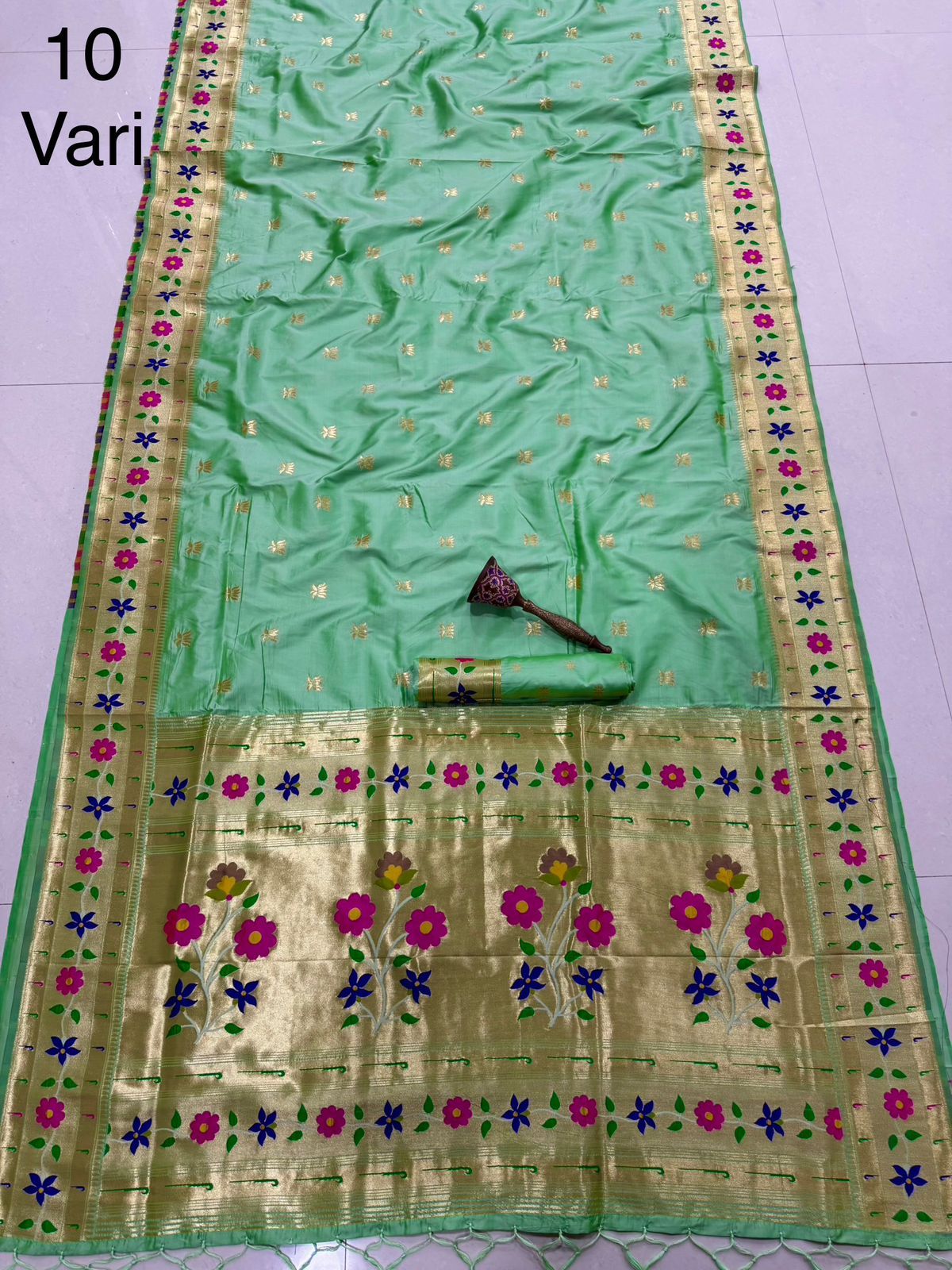 Pure Soft Kanchivaram Paithani Silk Saree Wholesale Price (5)