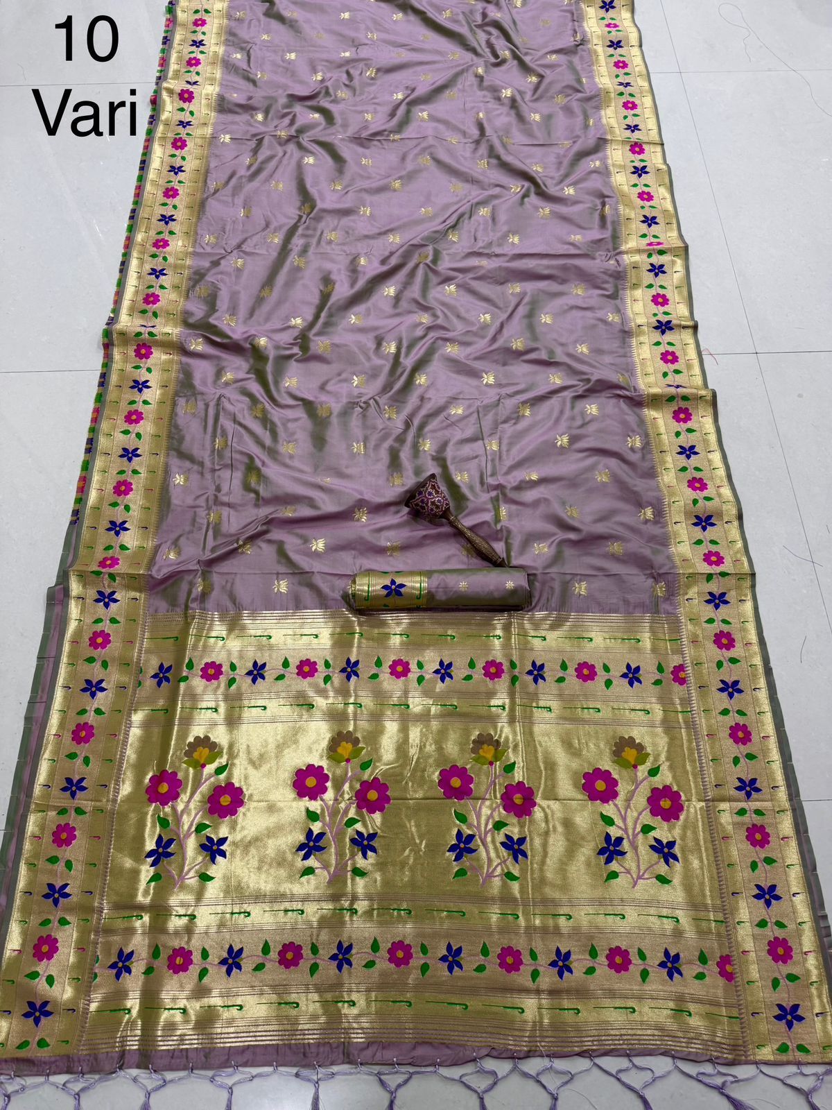 Pure Soft Kanchivaram Paithani Silk Saree Wholesale Price (6)
