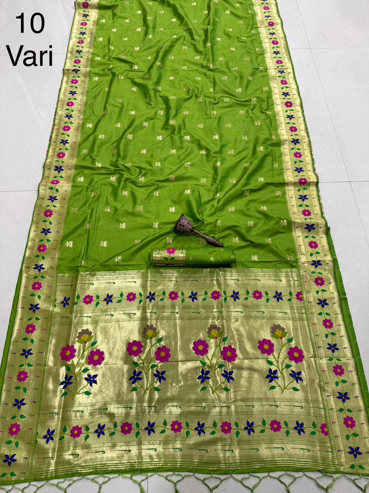Pure Soft Kanchivaram Paithani Silk Saree Wholesale Price (7)