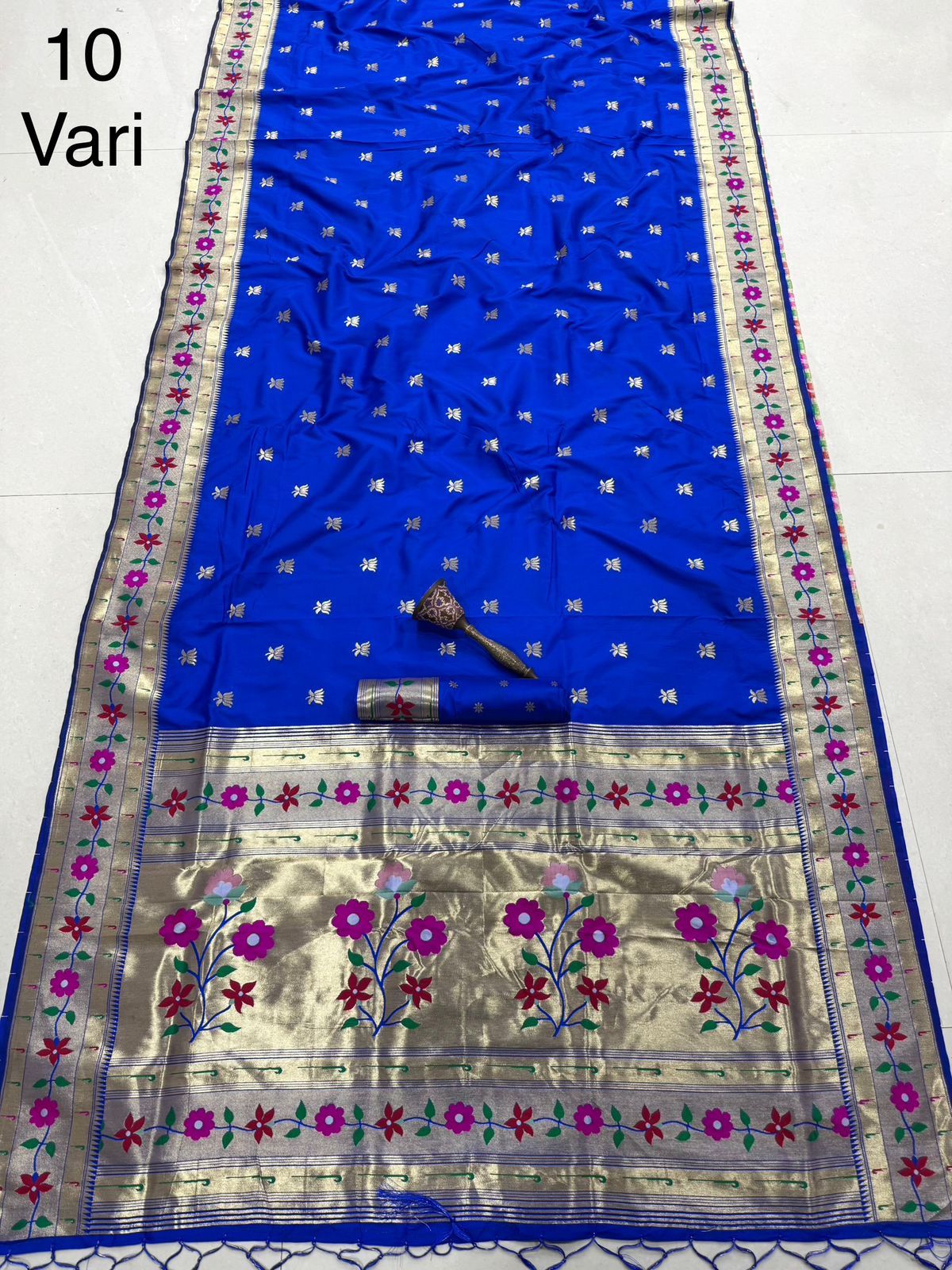 Pure Soft Kanchivaram Paithani Silk Saree Wholesale Price (8)
