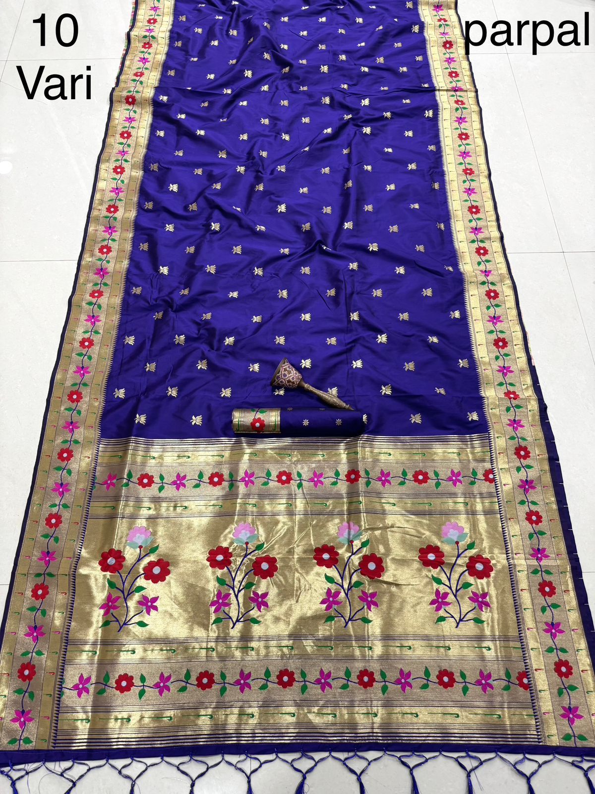 Pure Soft Kanchivaram Paithani Silk Saree Wholesale Price (9)