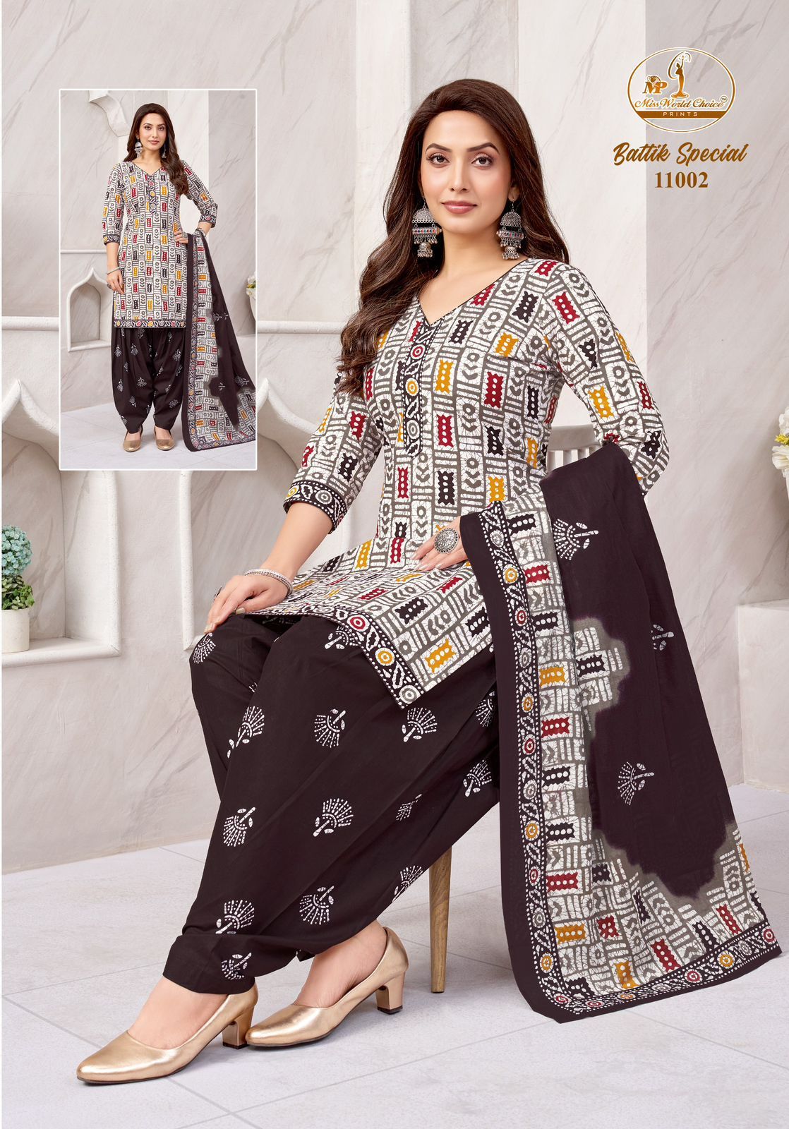 Miss World Battik Special Vol 11 Pure Cotton Dress Materials Wholesale Price (4)