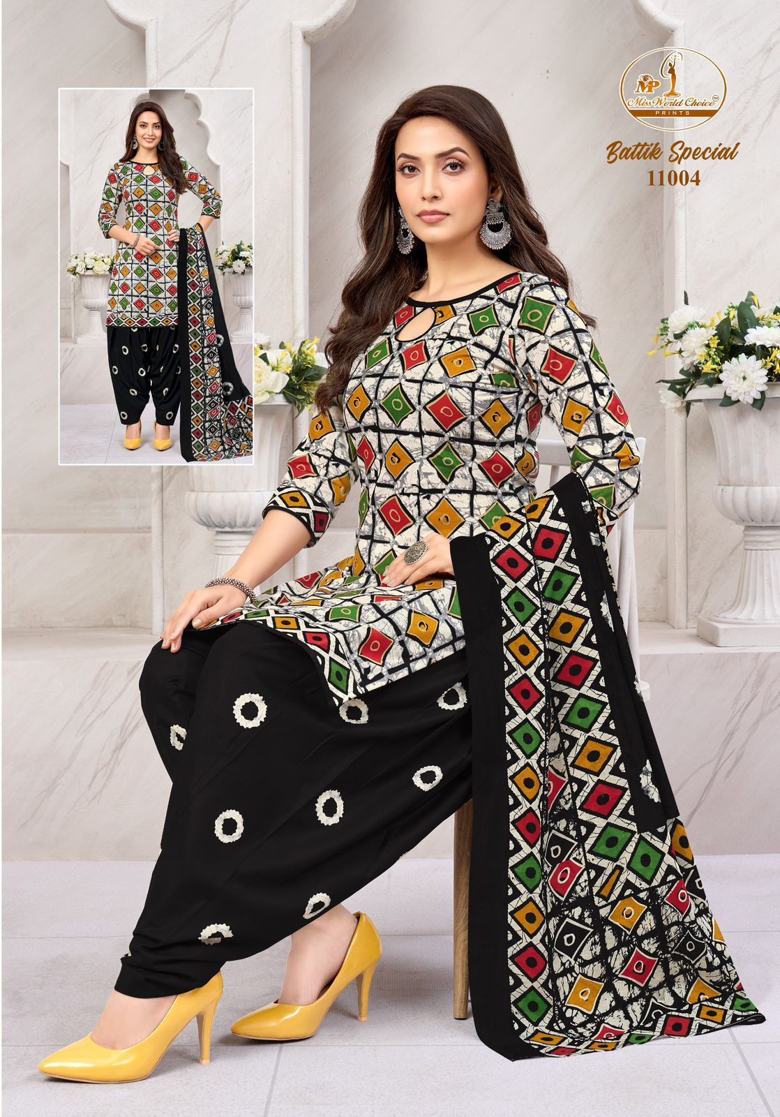 Miss World Battik Special Vol 11 Pure Cotton Dress Materials Wholesale Price (6)