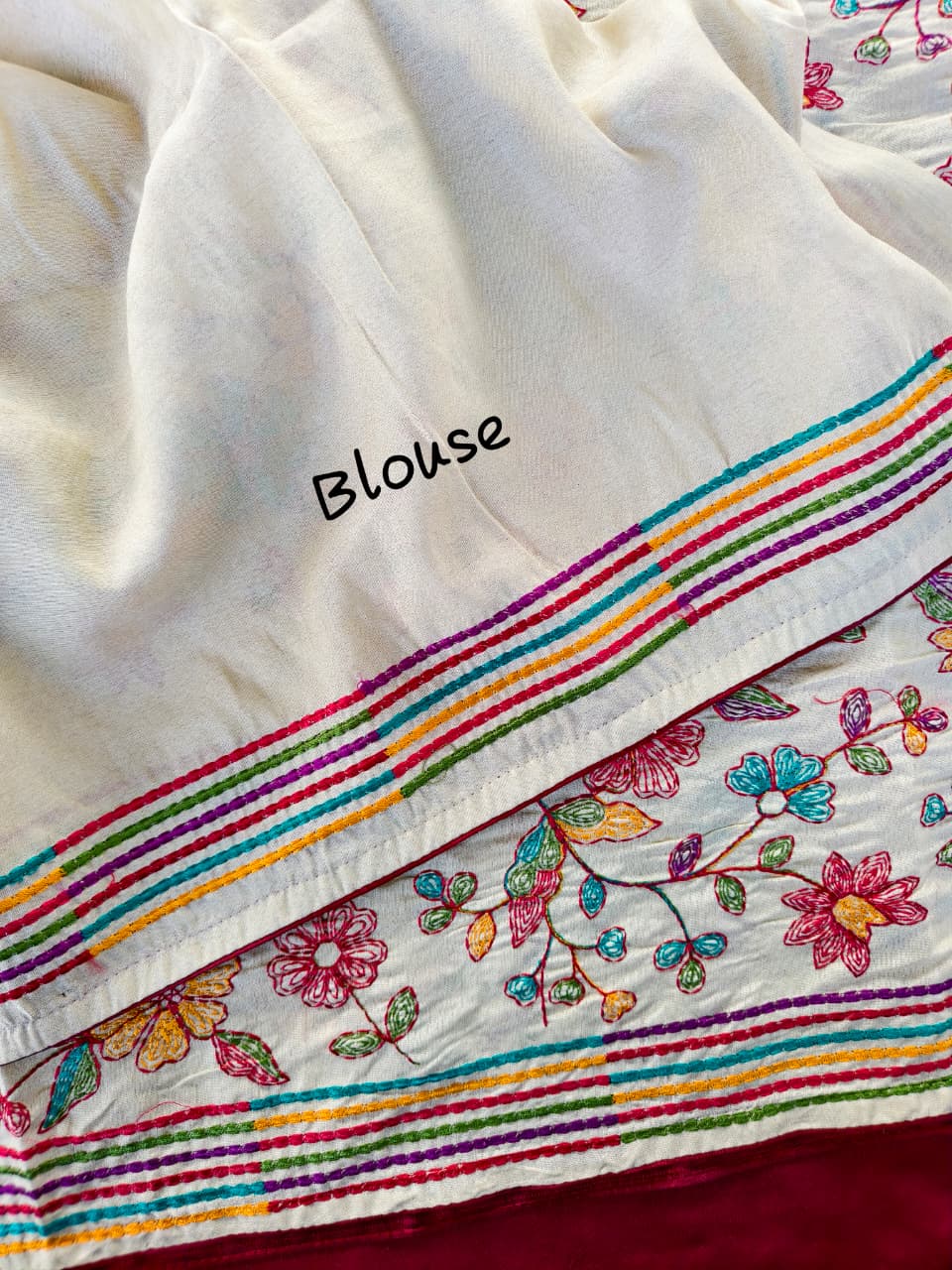 Pure Original Tussar Cotton Saree (1)