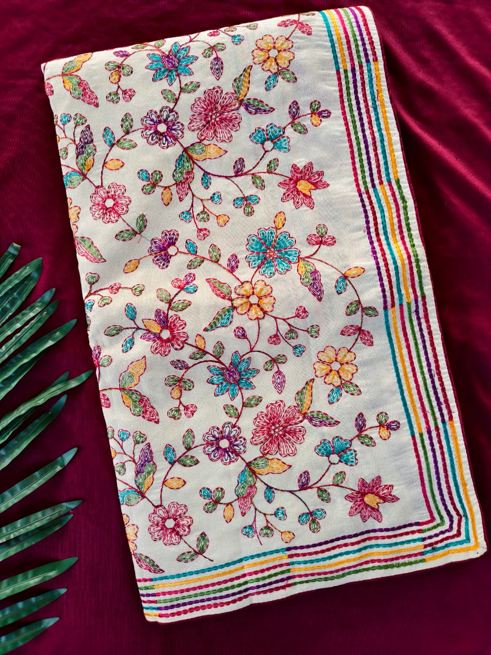 Pure Original Tussar Cotton Saree (2)