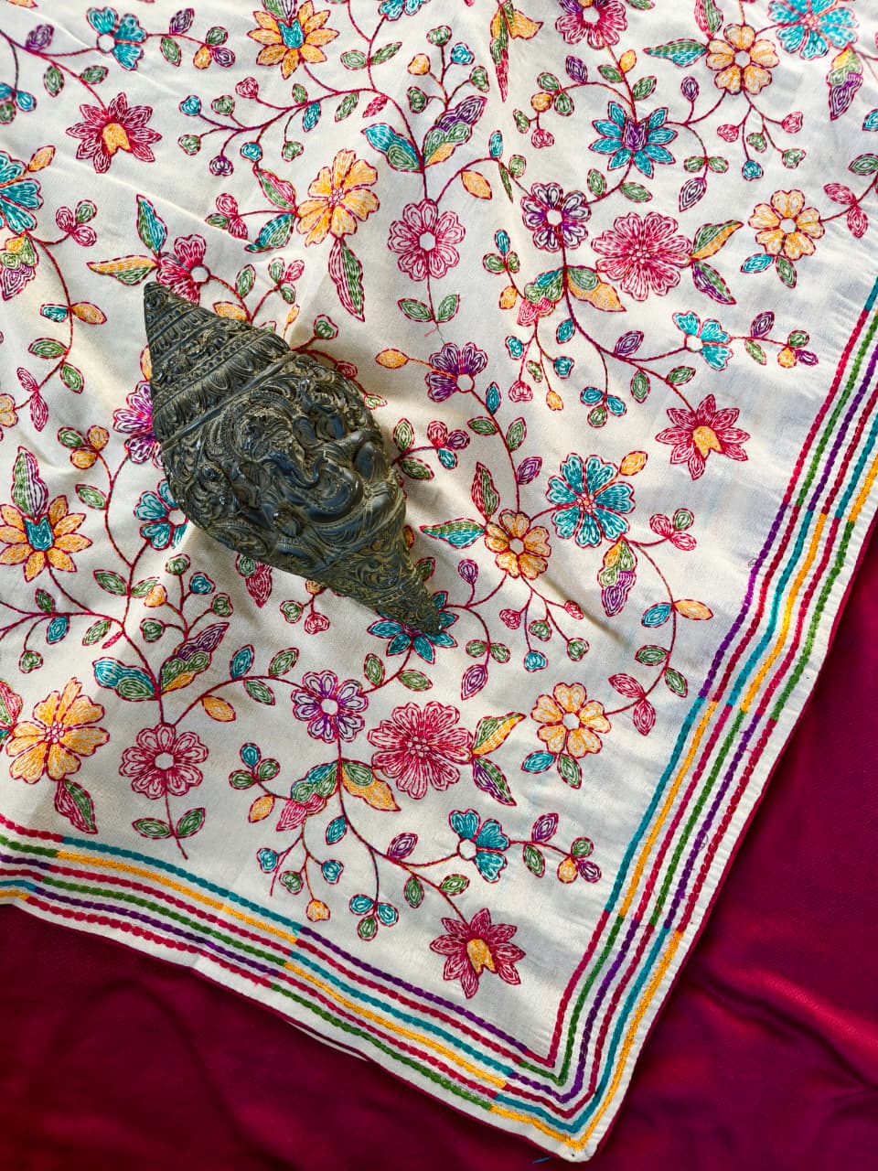 Pure Original Tussar Cotton Saree (3)