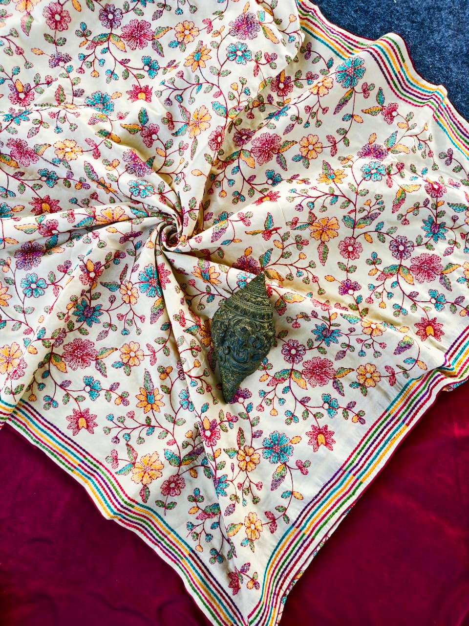 Pure Original Tussar Cotton Saree (6)