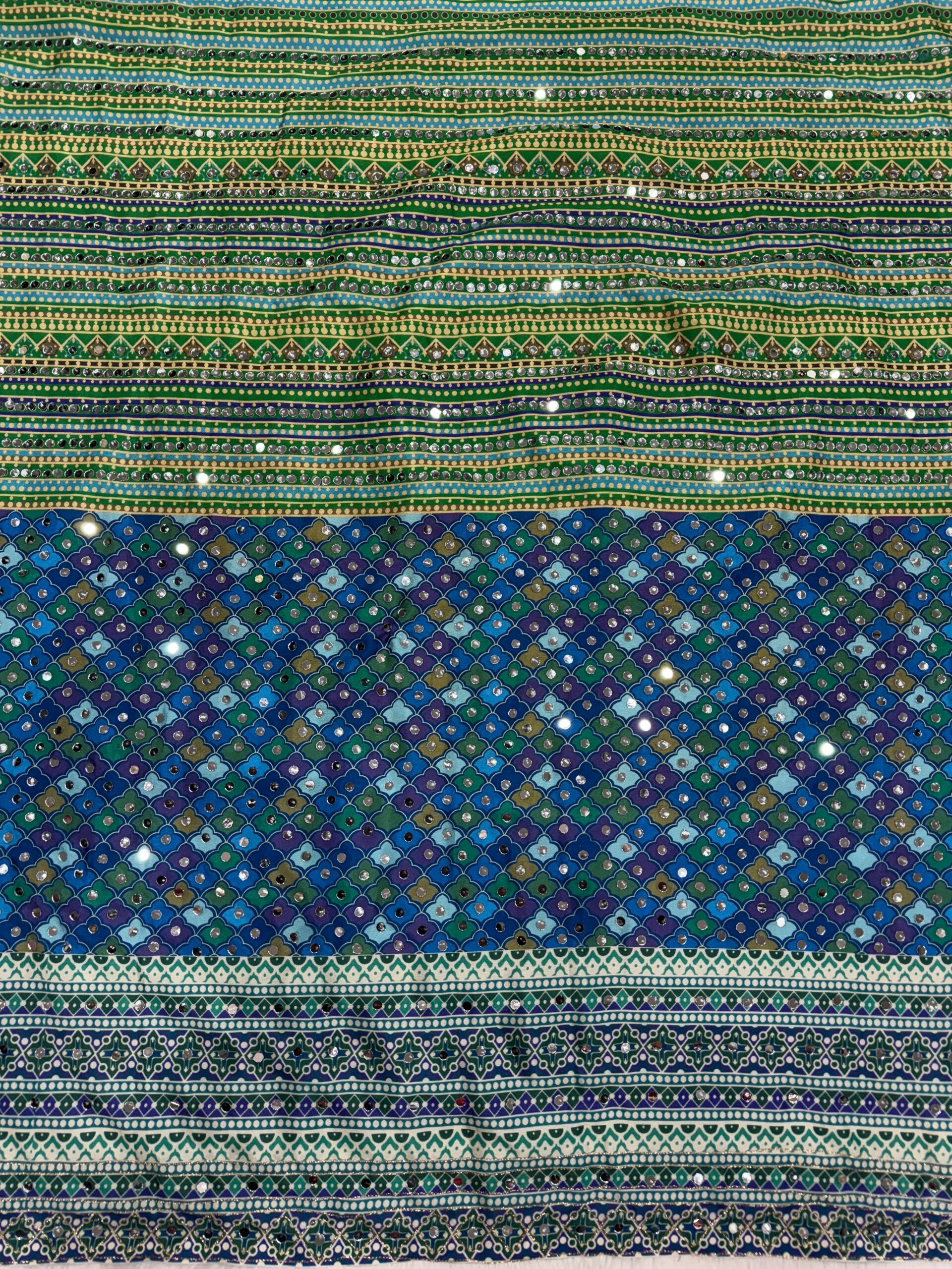 Soft Chinnon With Beautiful Print Saree (3)