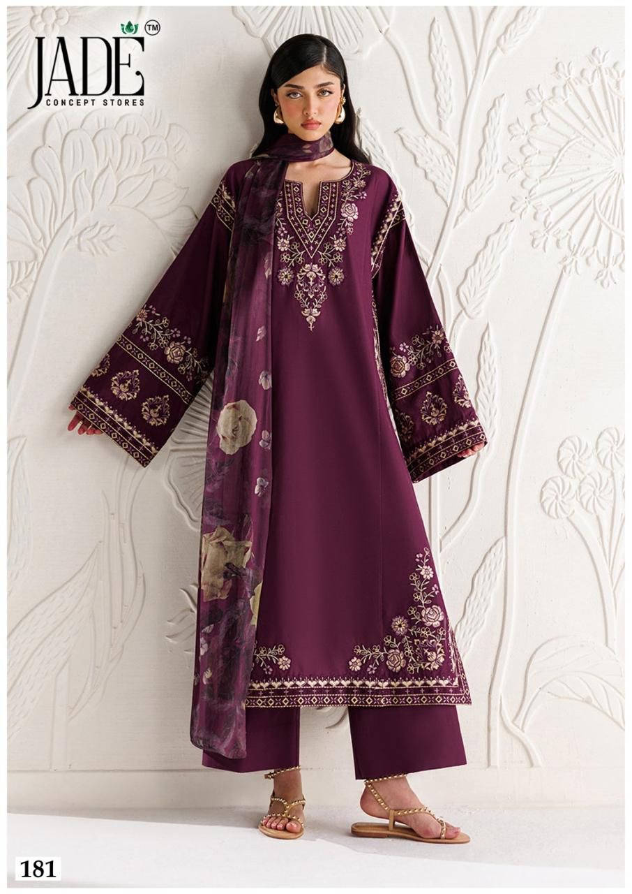 Jade Chevron Vol 19 Excusive Heavy Lawn Printed Suit (11)