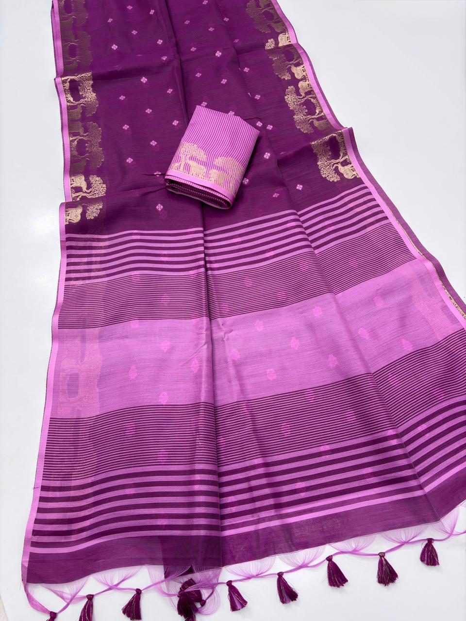 Premium Khadi Raw Silk Saree Wholesale Price (3)