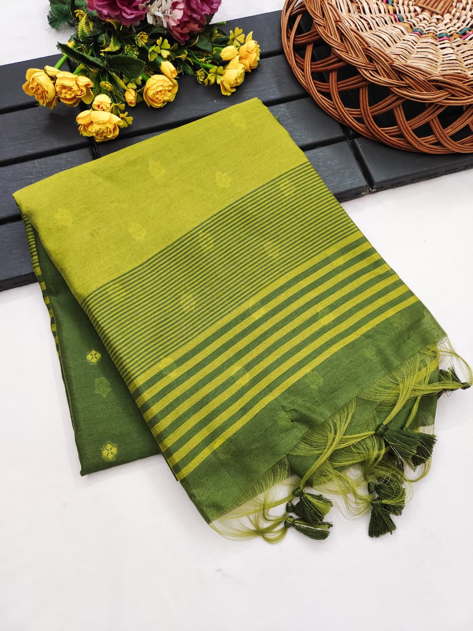 Premium Khadi Raw Silk Saree Wholesale Price (4)