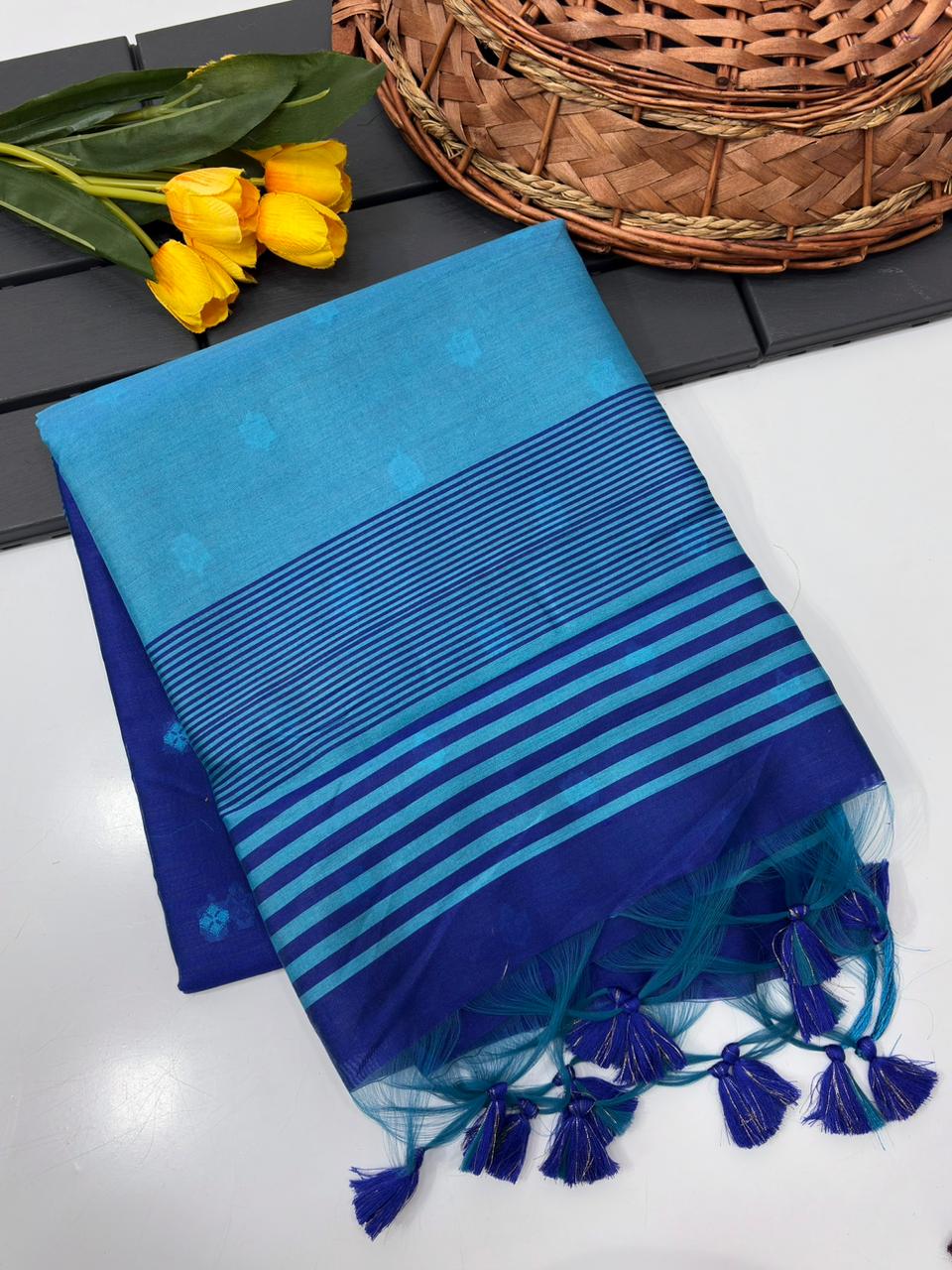 Premium Khadi Raw Silk Saree Wholesale Price (9)