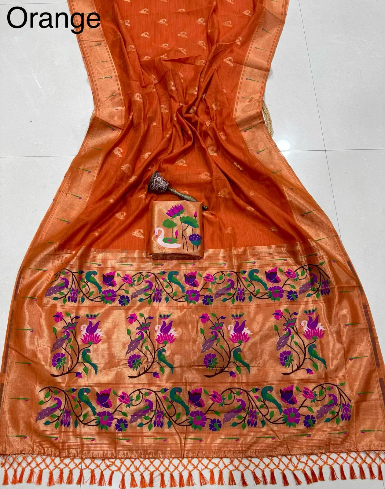 Soft Soft Moga Cotton Paithani Saree (12)