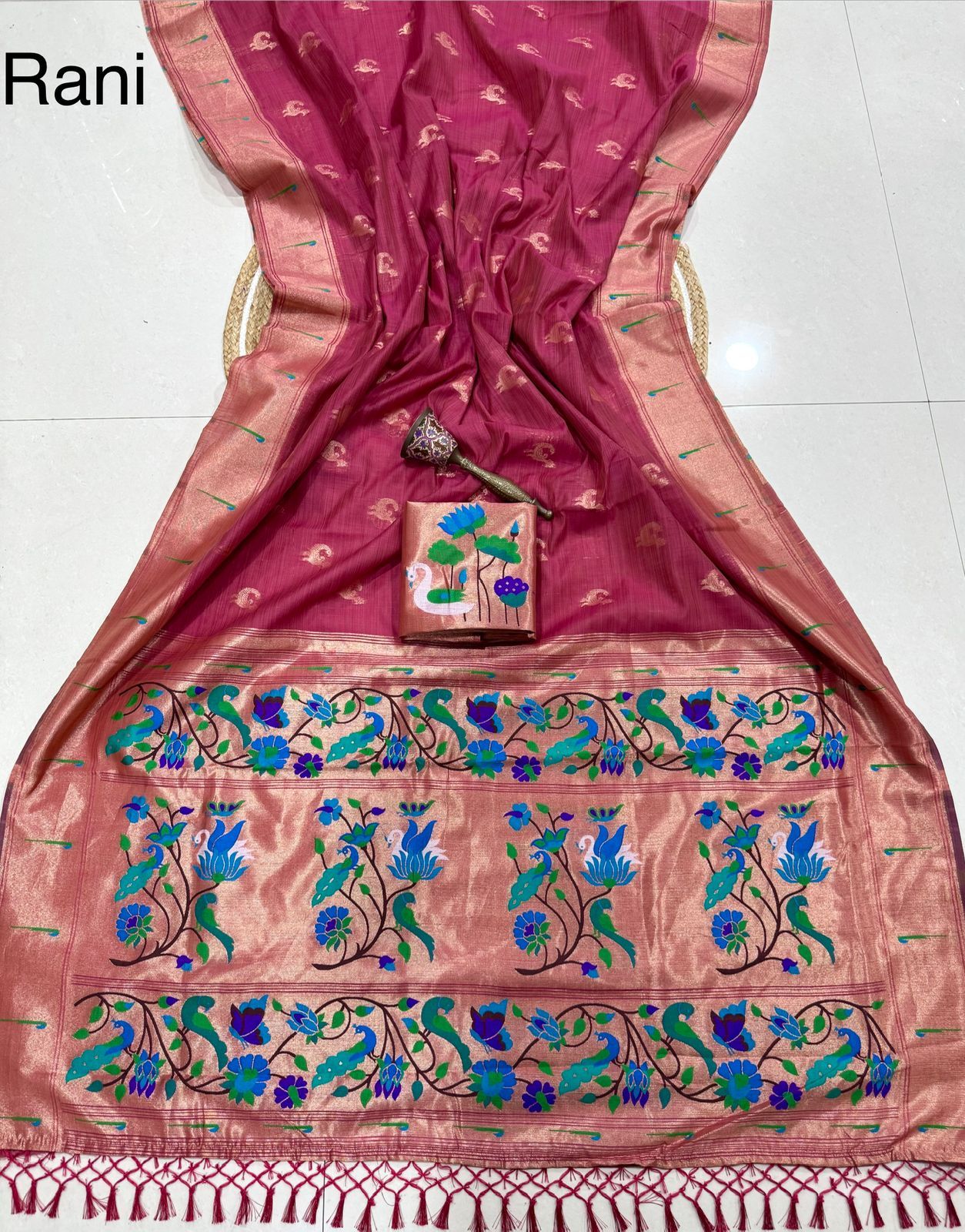 Soft Soft Moga Cotton Paithani Saree (14)
