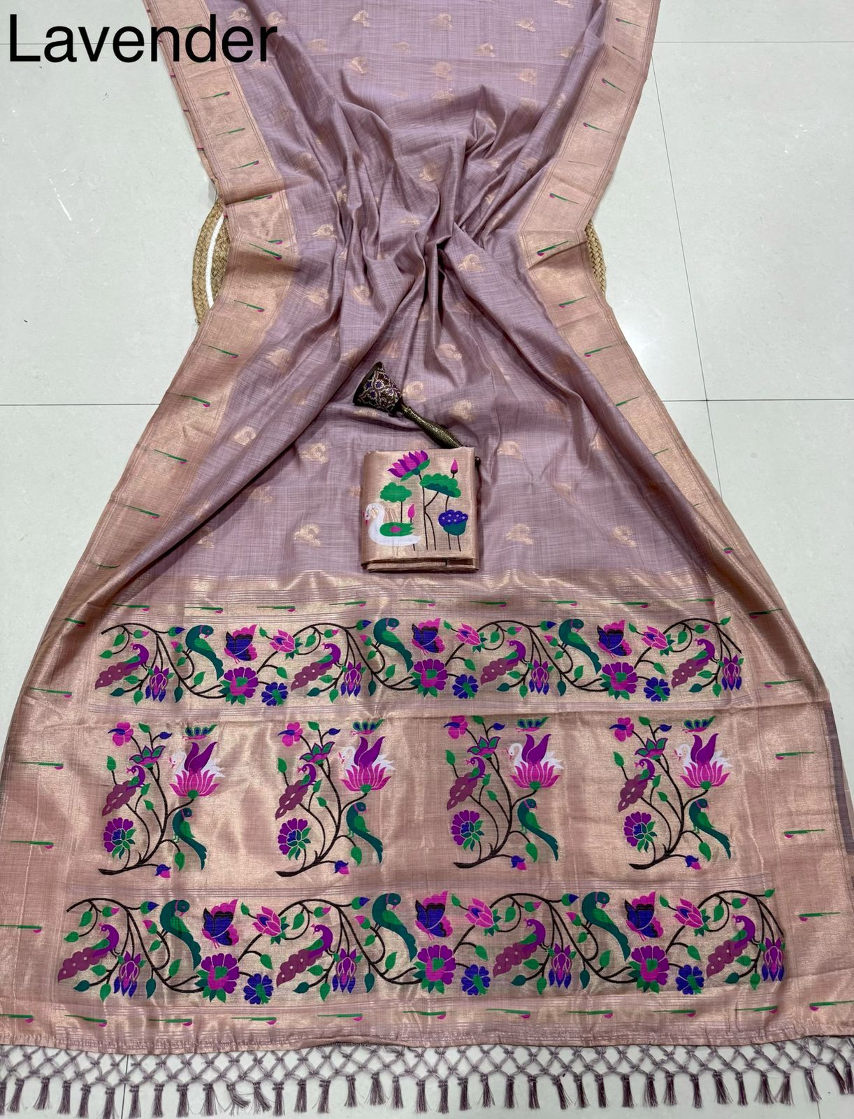Soft Soft Moga Cotton Paithani Saree (16)