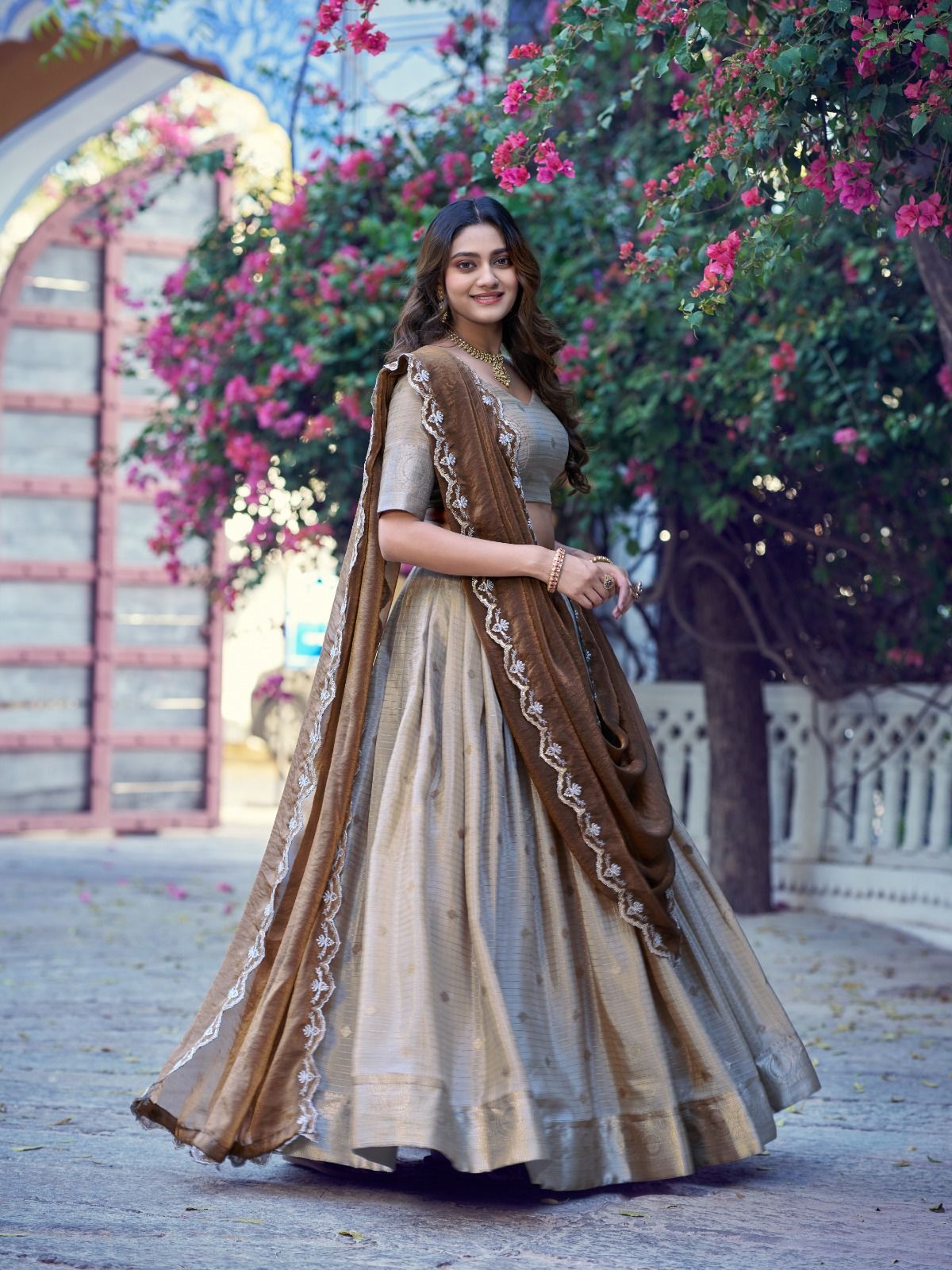 Traditional Zari Weaving Choli Wholesale Price (6)
